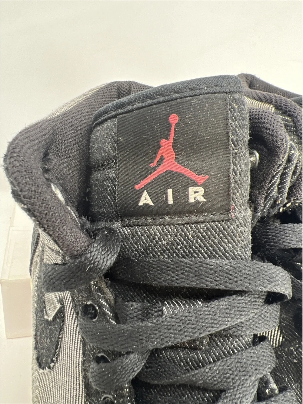 Nike Air Jordan 1 Retro Alarming Canvas Denim 440563-002 Youth Sz 7Y womens 8.5